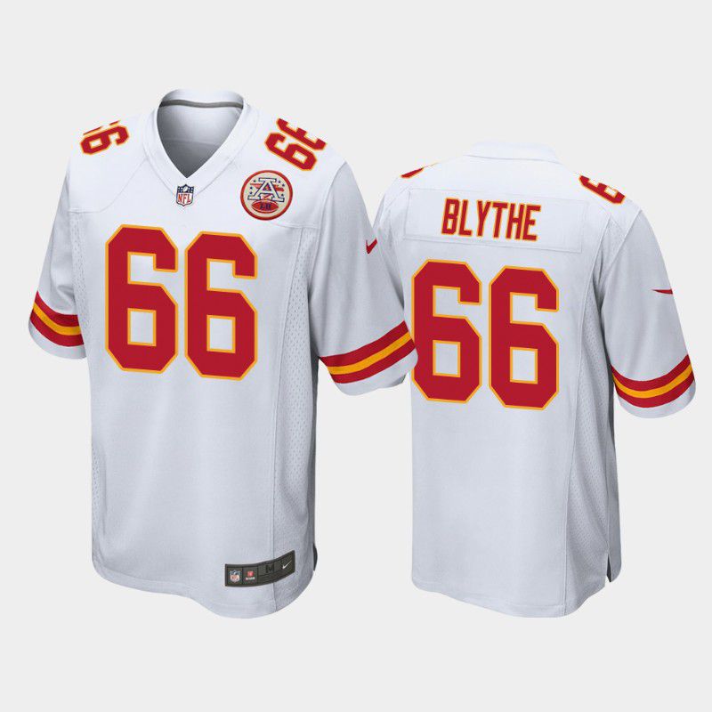 Men Kansas City Chiefs #66 Austin Blythe Nike White Game NFL Jersey